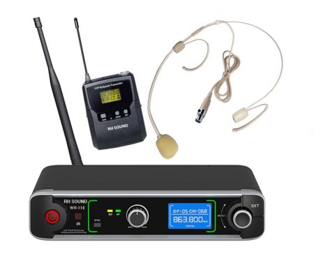 RH SOUND WR-118 HEAD VEZETÉKNÉLKÜLI FEJMIKROFON SZETT