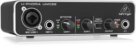 BEHRINGER UMC22 USB HANGKÁRTYA