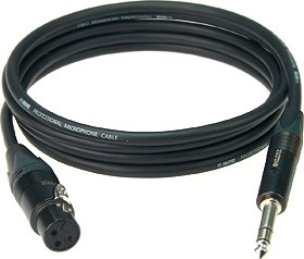 KLOTZ KL-M1FS1B0100 1 M 6.3 ST JACK=XLR MAMA AUDIÓ KÁBEL